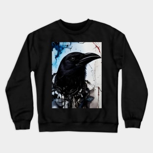 Ink Flow Crow Crewneck Sweatshirt